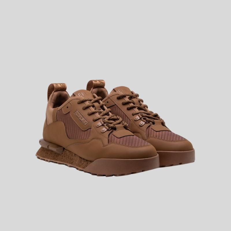 Replay Field Speed Carbon Caramel Sneakers