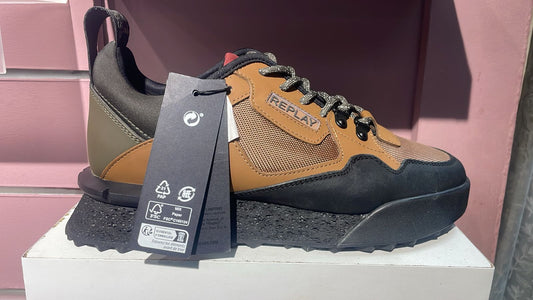 Replay Field Speed 24 Camel Black Sneaker