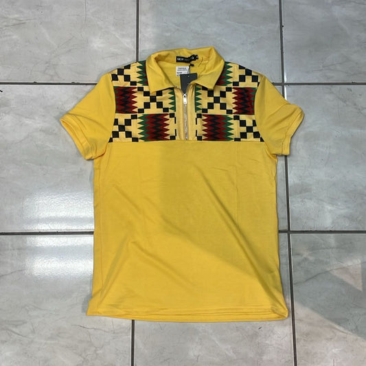 Branded Printed Golfer Yellow