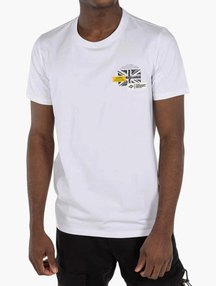 Lee Cooper Derek Wht Tshirt