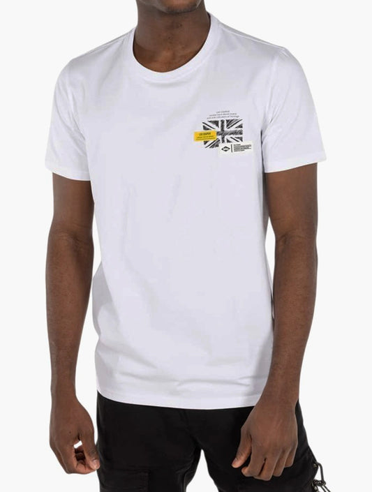 Lee Cooper Derek Wht Tshirt